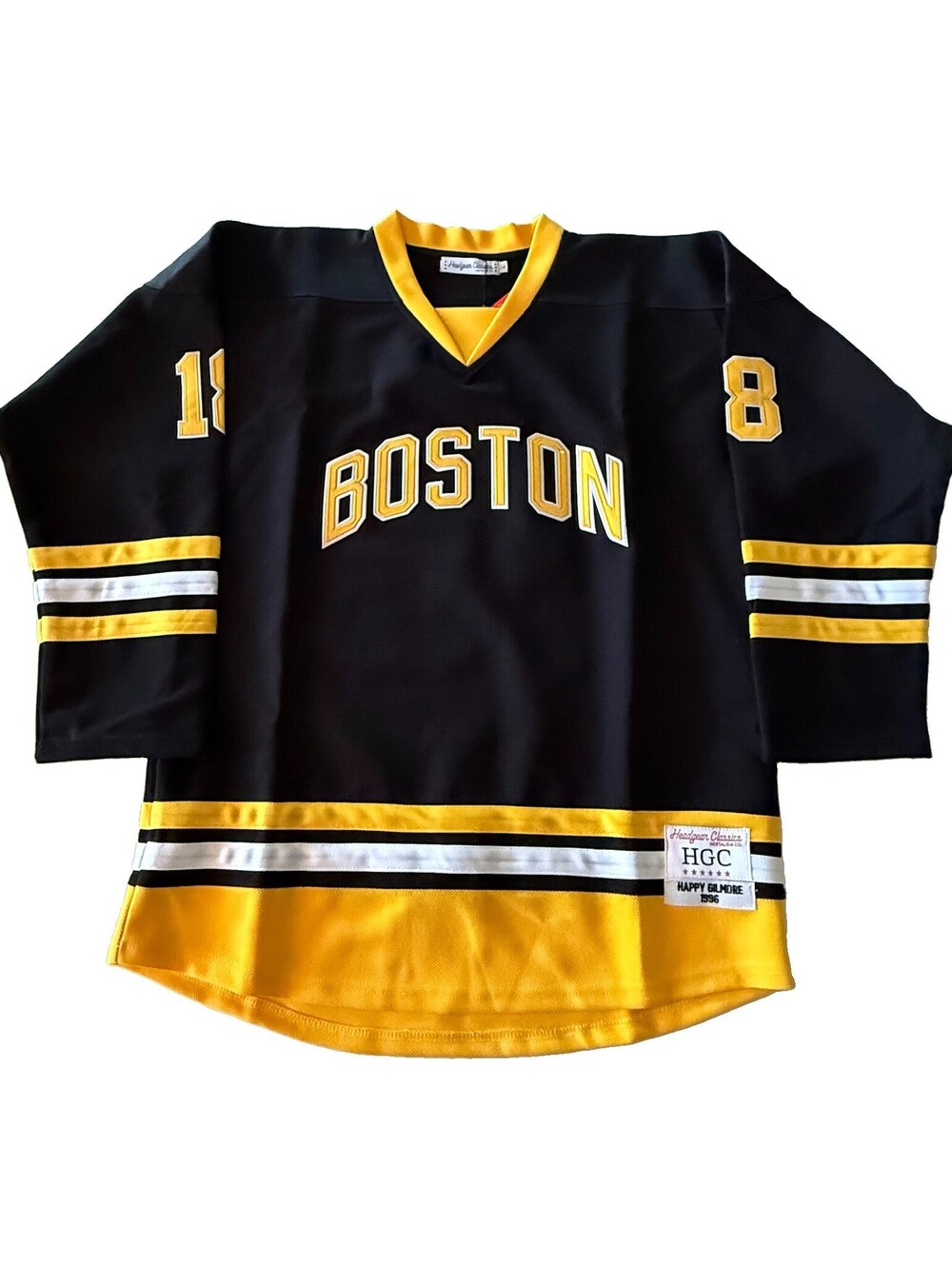 Happy Gilmore #18 Boston Bruins Headgear Classics Hockey Jersey Men’s Large $125